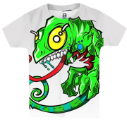 Дитяча 3D футболка Chameleon Art
