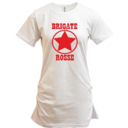 Подовжена футболка Brigate Rose