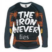 Чоловічий 3D лонгслів The iron never lies