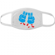Тканинна маска для обличчя  Боксерські рукавички