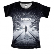 Женская 3D футболка Metro Exodus
