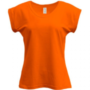 Оранжевая женская футболка PANI