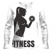 Жіночий 3D лонгслів Fitness Gym Girl