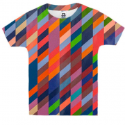 Детская 3D футболка Multicolored pattern