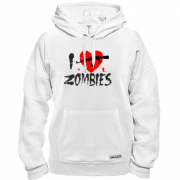 Толстовка I love zombies