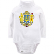 Дитячий боді LSL з великим гербом України