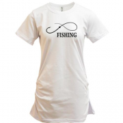 Подовжена футболка Fishing infinity