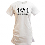 Удлиненная футболка 404 ERROR