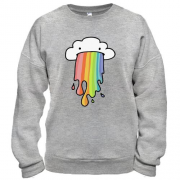 Свитшот Rainbow cloud
