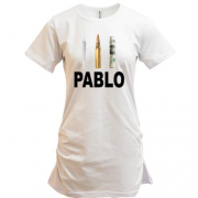 Удлиненная футболка PABLO