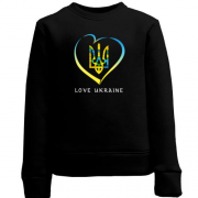 Детский свитшот Love Ukraine