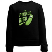 Детский свитшот I'm pickle Rick (2)