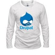 Лонгслив с логотипом Drupal