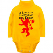 Дитячий боді LSL a lannister always pays his debts