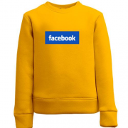 Дитячий світшот з логотипом Facebook
