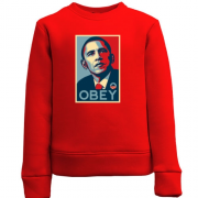 Детский свитшот Obey Obama