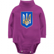 Дитячий боді LSL з гербом України (2)