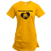 Подовжена футболка Sharing