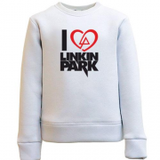 Дитячий світшот I love linkin park (Я люблю Linkin Park)