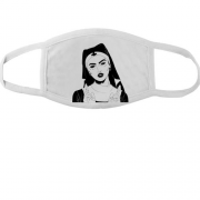 Тканинна маска для обличчя Nun with black eyes