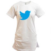 Подовжена футболка twitter