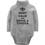 Дитячий боді LSL Keep calm and drive a Toyota