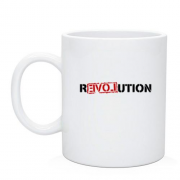 Чашка с надписью REVOLUTION LOVE (2)