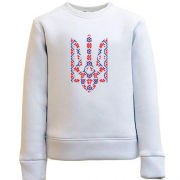 Детский свитшот с гербом Украины в виде вышиванки (2)