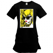 Удлиненная футболка Tarantina yellow