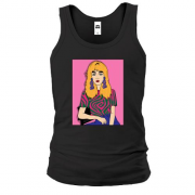 Мужская майка Blonde in a strange t-shirt
