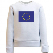 Детский свитшот с флагом  Евро Союза