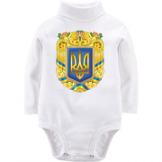 Дитячий боді LSL з великим гербом України (3)