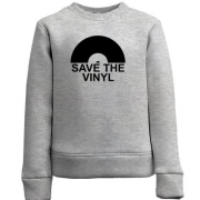 Дитячий світшот Save the vinyl