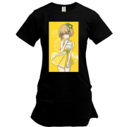 Удлиненная футболка Lemon Girl