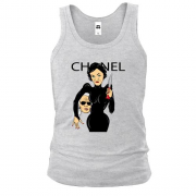 Мужская майка Chanel woman with knife