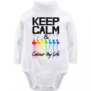 Дитячий боді LSL Keep calm and colour  your life (2)