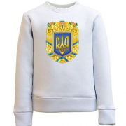 Дитячий світшот з великим гербом України (3)