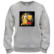 Свитшот Mickey mouse and pikachu