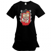 Подовжена футболка Gorilla with red beard