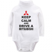 Дитячий боді LSL Keep calm and drive a Mitsubishi