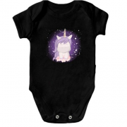 Детский боди Baby unicorn purple