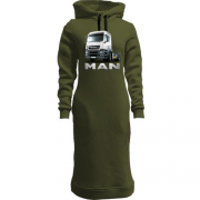 Женская толстовка-платье MAN Truck