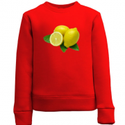 Дитячий світшот з лимонами