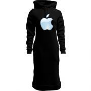 Женская толстовка-платье с логотипом Apple