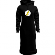 Женская толстовка-платье  Шелдона Black Flash
