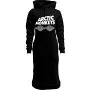 Женская толстовка-платье Arctic monkeys