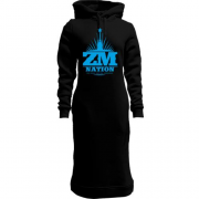 Женская толстовка-платье ZM Nation 2