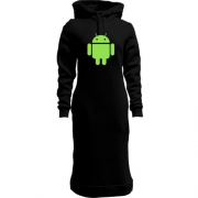 Женская толстовка-платье Android