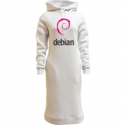 Женская толстовка-платье Debian