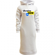 Женская толстовка-платье Ukraine NOW UA